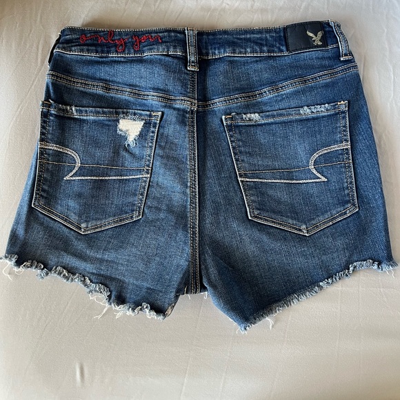 American Eagle distressed jean shorts. - Picture 2 of 4